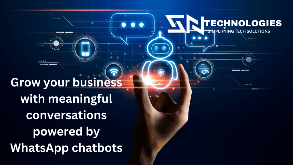 #sntechnologies#WhatsAppChatbotforWebsitesinErode