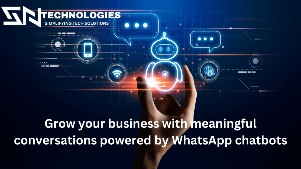 #sntechnologies#WhatsAppChatbotforWebsitesinErode